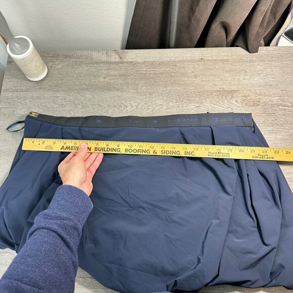 Elisabetta Franchi Mini Ruched Dress Blue Side Zipper Size 42 - Picture 12 of 13